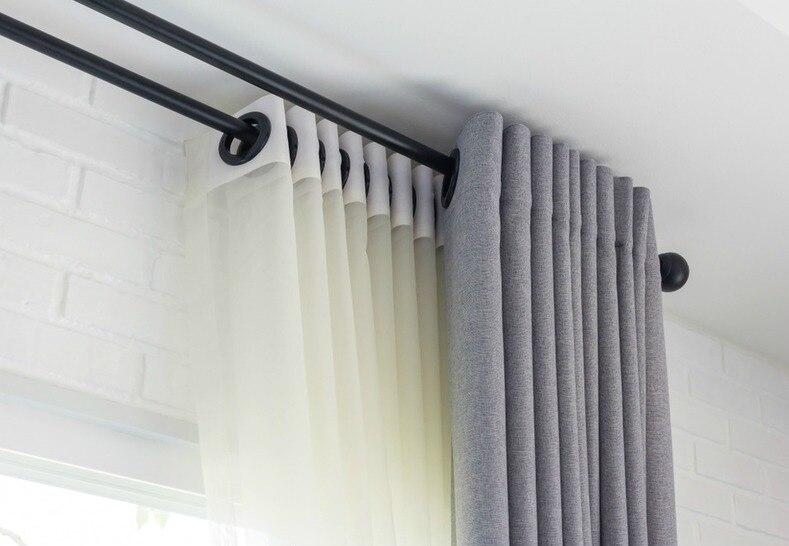 How to Hang Curtains from the Ceiling - Deconovo US