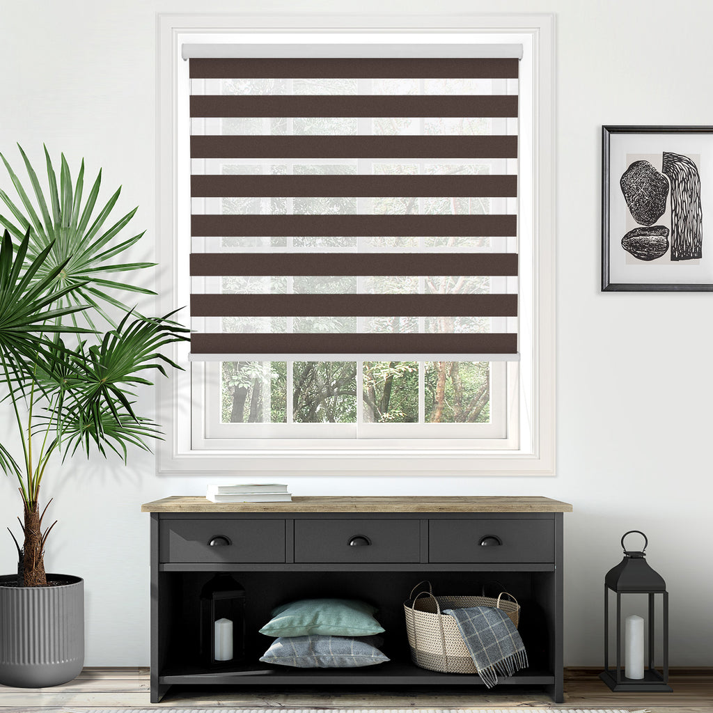 Elodie Custom Blackout and Waterproof Zebra Blinds - Deconovo US