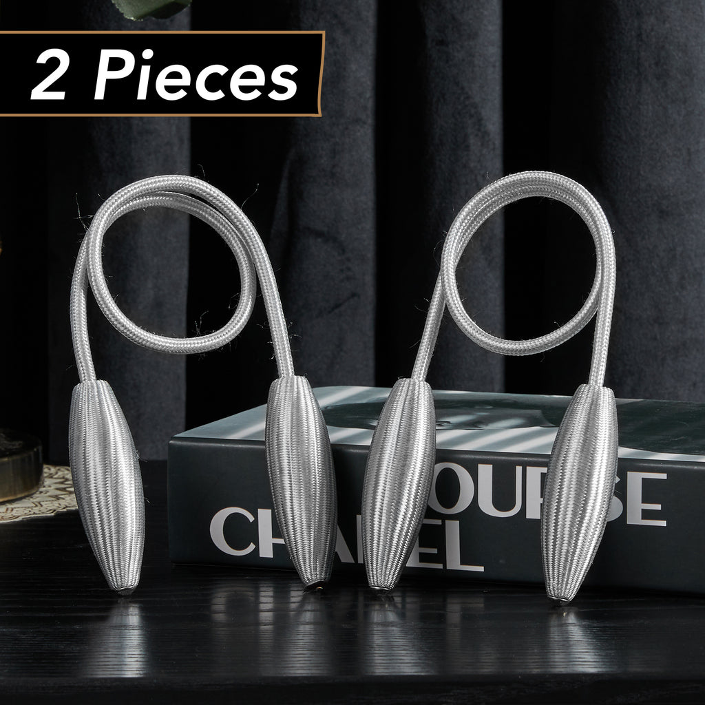 Deconovo Elegant Curtain Tiebacks - Stylish Holdbacks for Draperies with No - Drill Installation, Versatile Decorative Curtain Pullbacks - Deconovo US