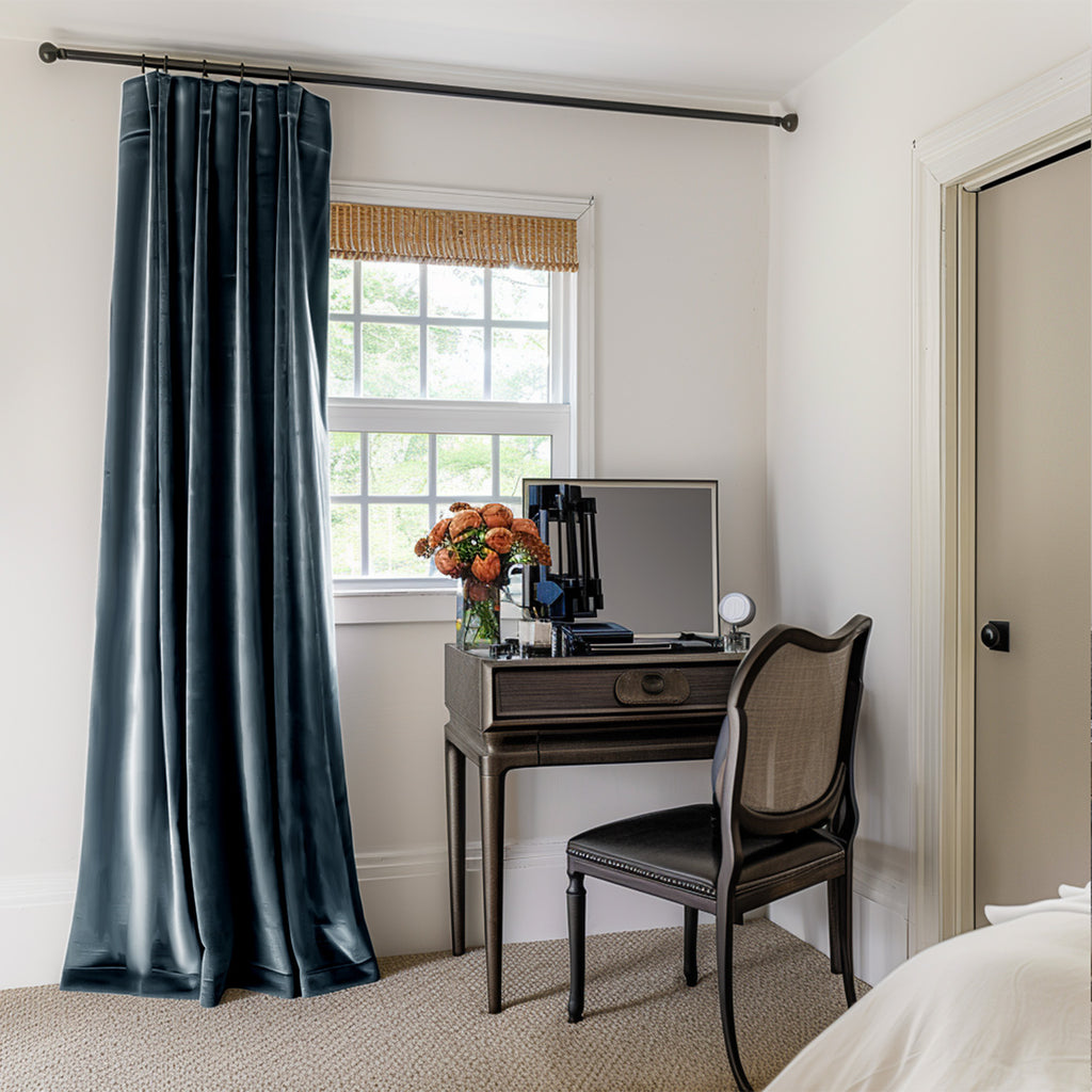 Celeste Custom Luxurious Dutch Velvet Total Blackout Curtains - Deconovo US