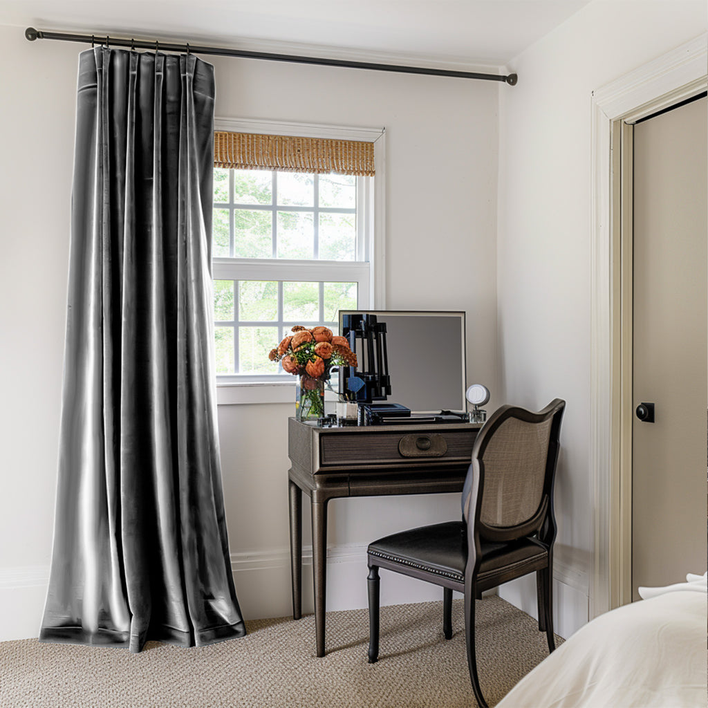 Celeste Custom Luxurious Dutch Velvet Total Blackout Curtains - Deconovo US