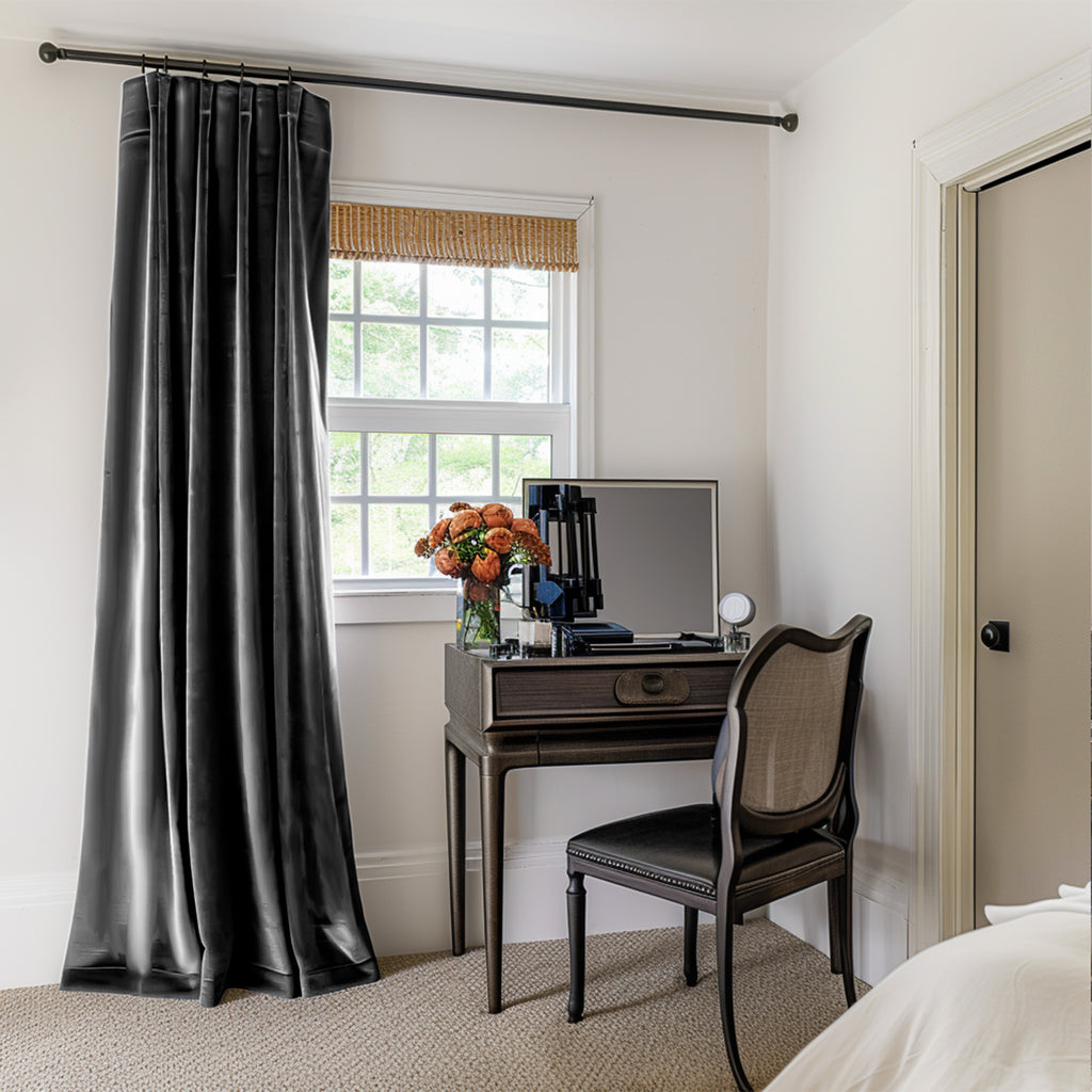Celeste Custom Luxurious Dutch Velvet Total Blackout Curtains - Deconovo US