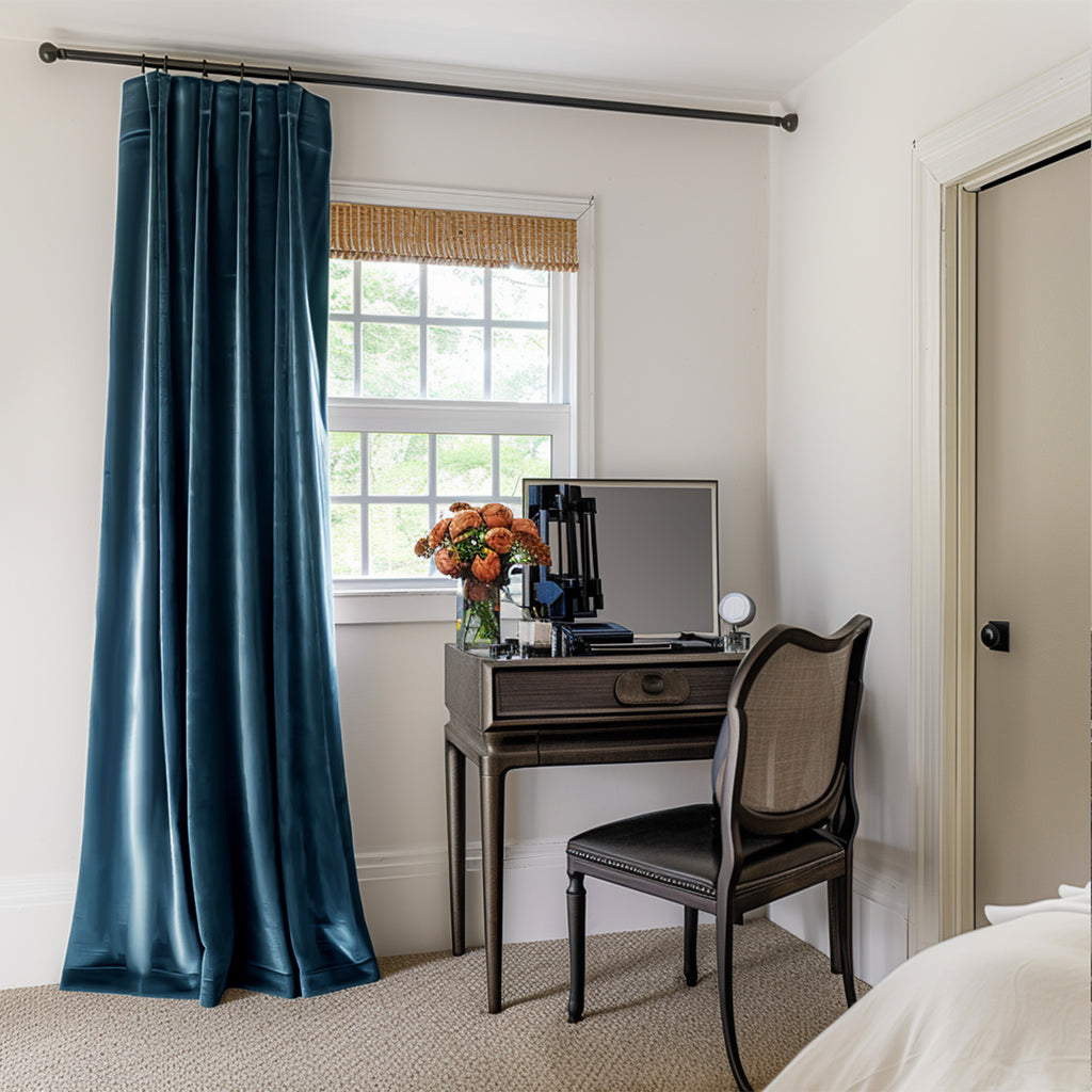 Celeste Custom Luxurious Dutch Velvet Total Blackout Curtains - Deconovo US