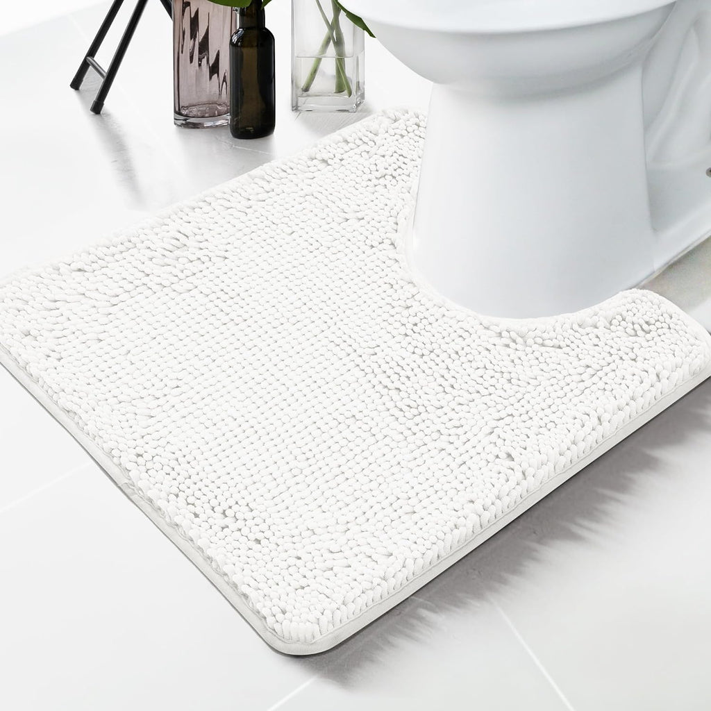 Deconovo Bath Mat - Toilet Rugs U Shaped, Extra Soft Plush Bathroom Rug for Bathroom - Deconovo US