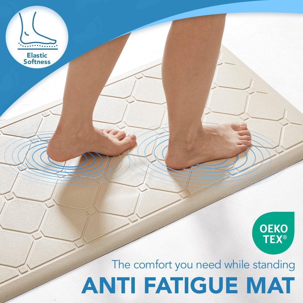 Anti - Fatigue Kitchen Mat – Diamond Weave Edition - Deconovo US
