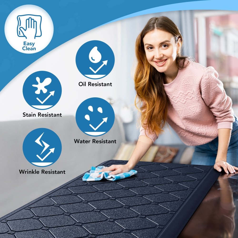 Anti - Fatigue Kitchen Mat – Diamond Weave Edition - Deconovo US