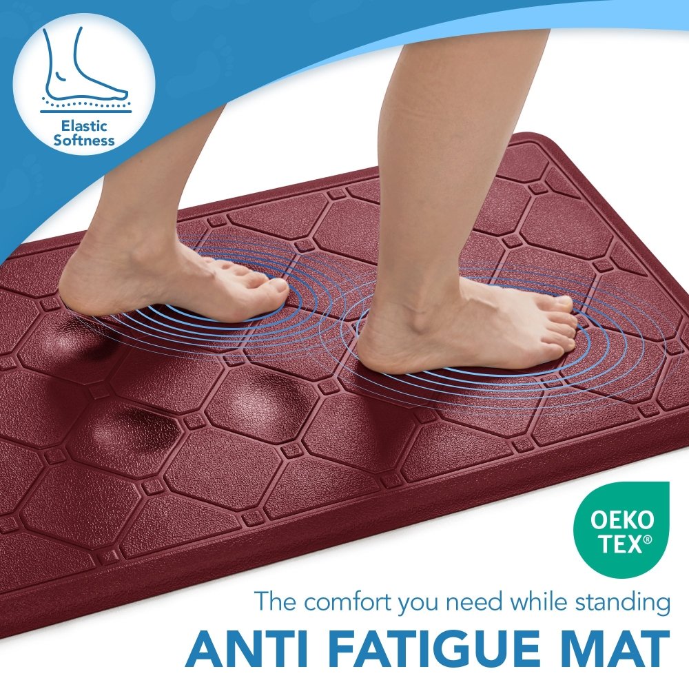 Anti - Fatigue Kitchen Mat – Diamond Weave Edition - Deconovo US
