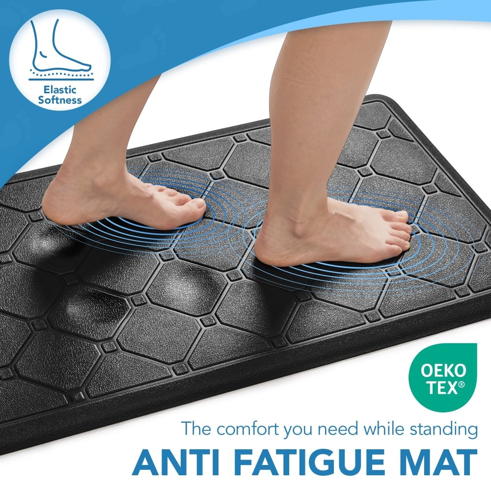 Anti - Fatigue Kitchen Mat – Diamond Weave Edition - Deconovo US