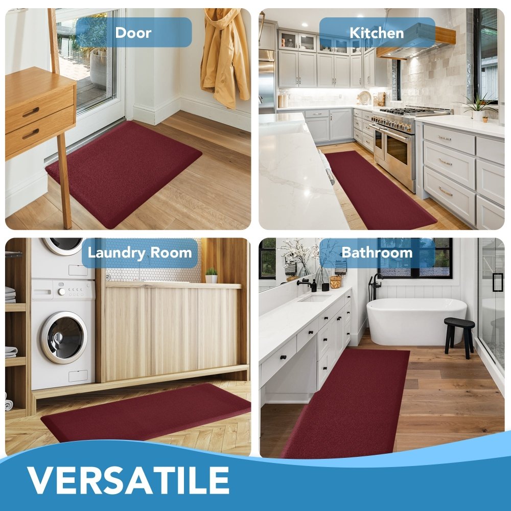 Anti - Fatigue Kitchen Mats Non Slip Foam Cushioned Rugs - Deconovo US