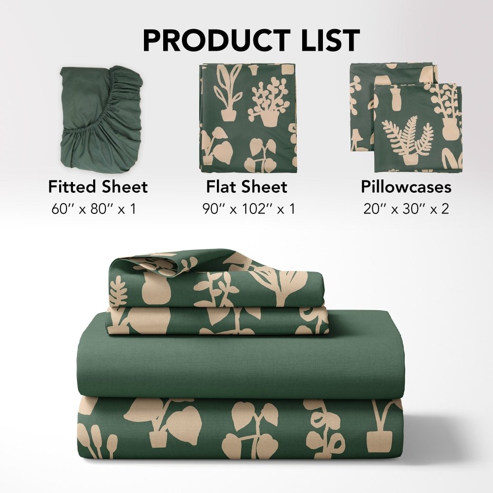 Bohome Foliage Bedding Sets - Deconovo US