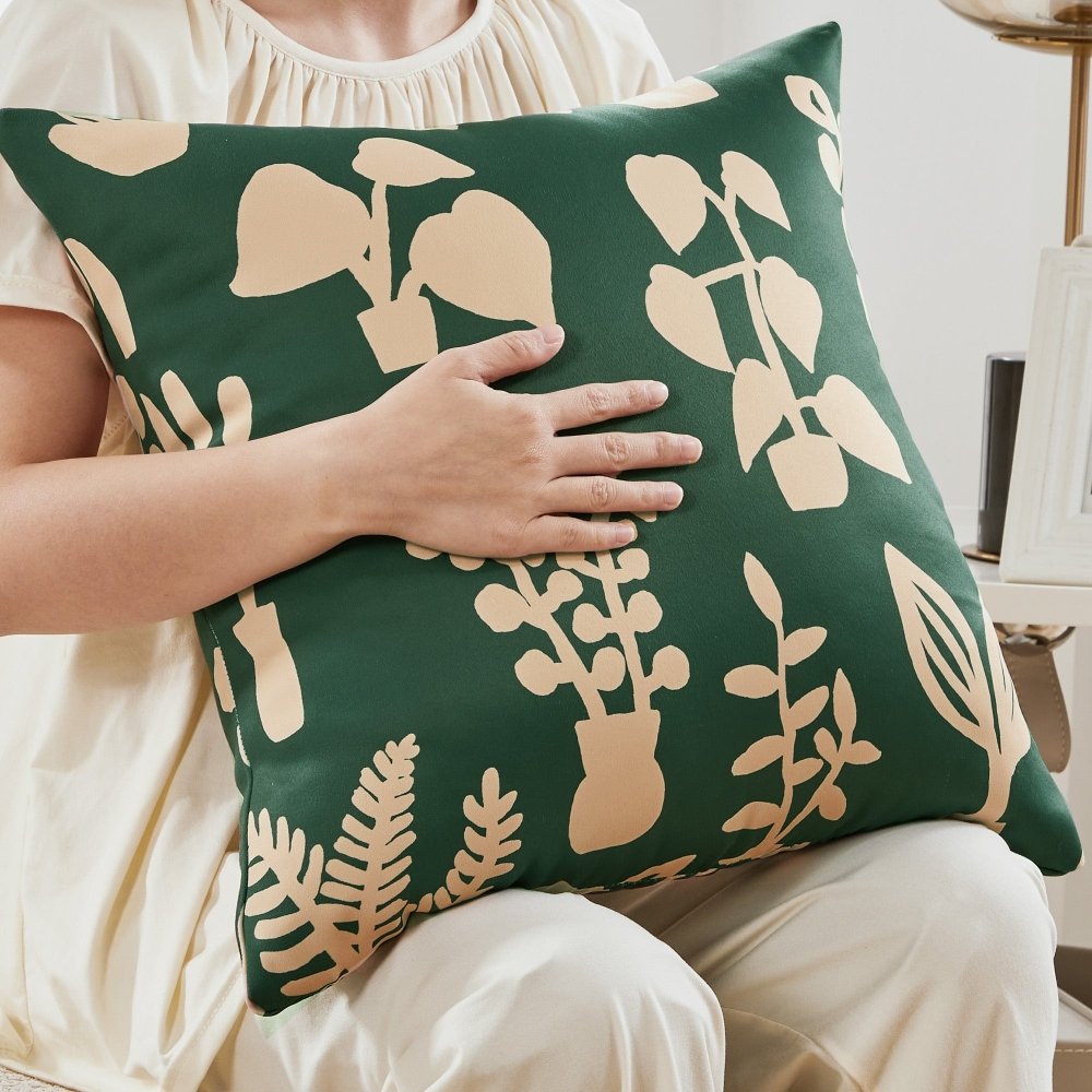 Bohome Foliage Cushion Covers - Deconovo US