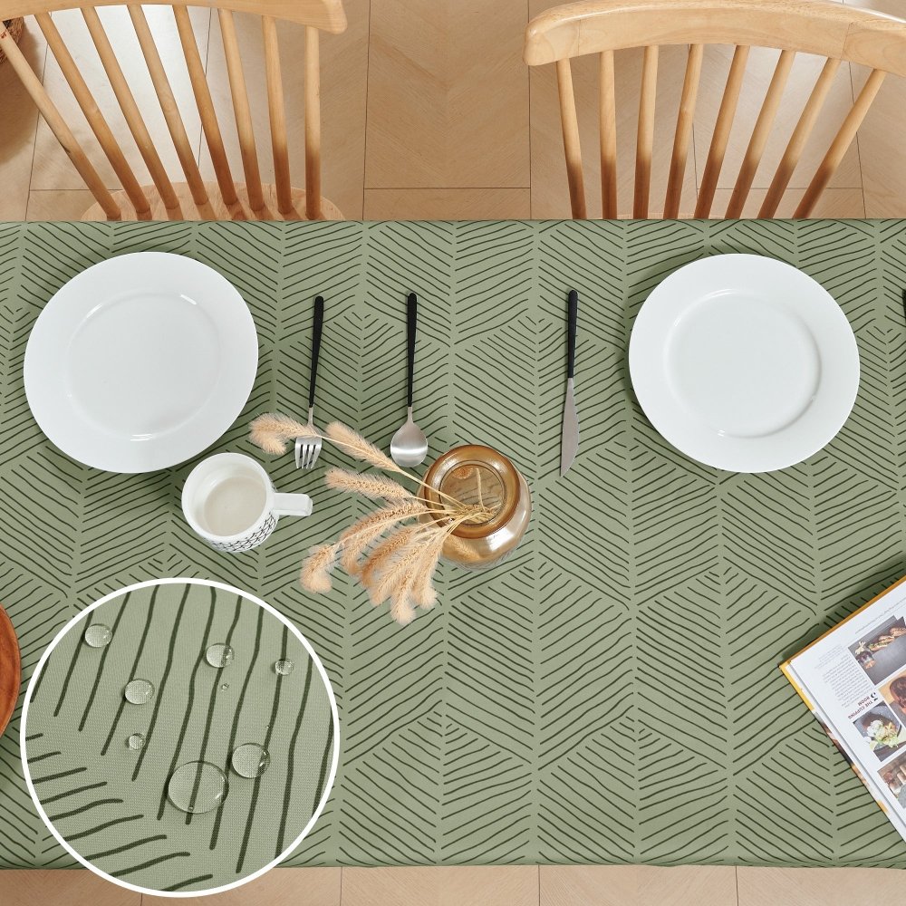 Bohome Rattan Tablecloth - Deconovo US