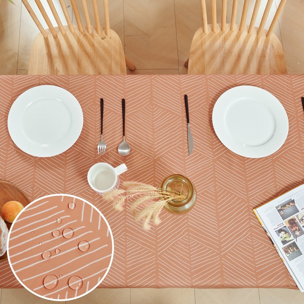 Bohome Rattan Tablecloth - Deconovo US