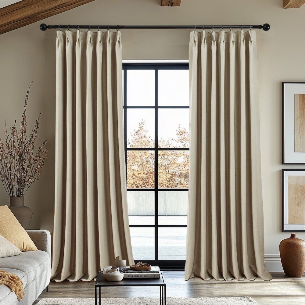 Cecilia Embossed Blackout Custom Curtains - Deconovo US