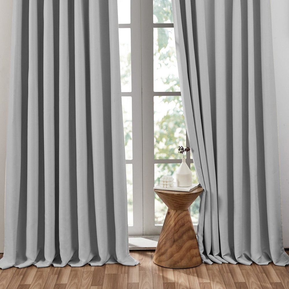 Cecilia Embossed Blackout Custom Curtains - Deconovo US