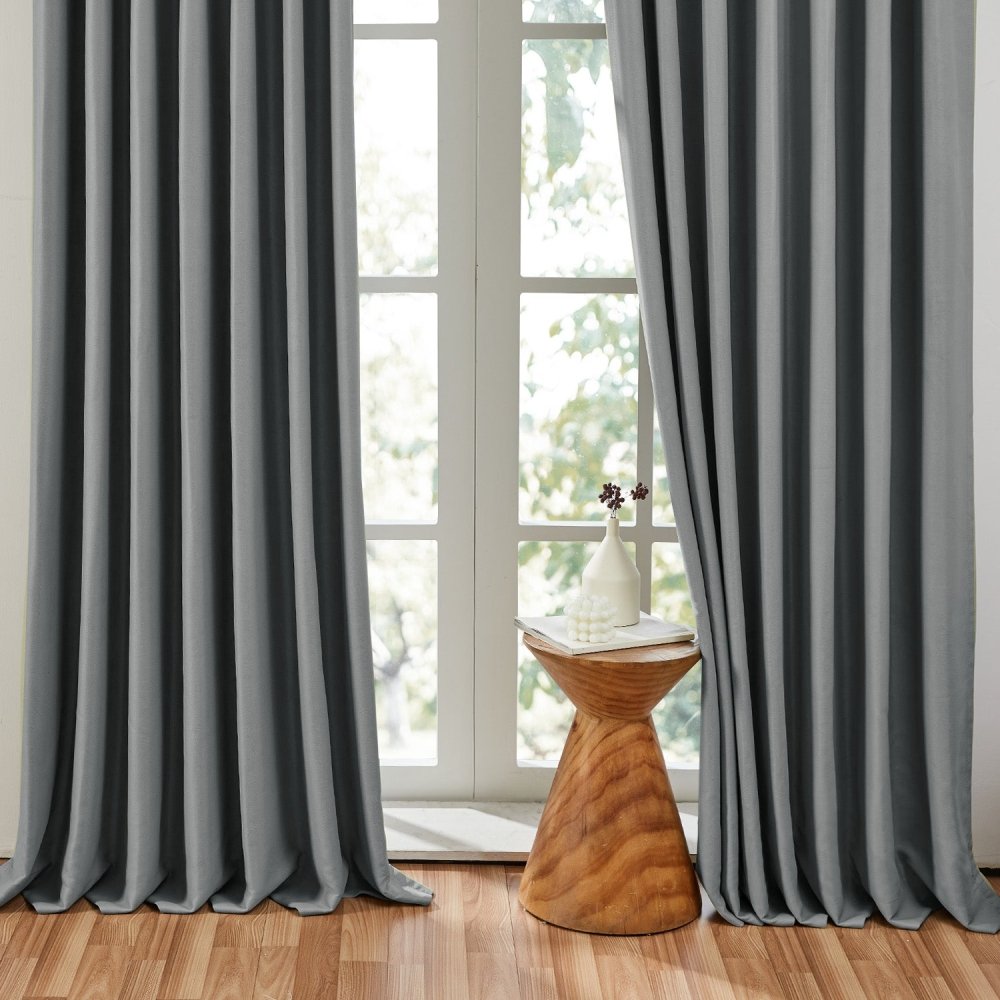 Cecilia Embossed Blackout Custom Curtains - Deconovo US