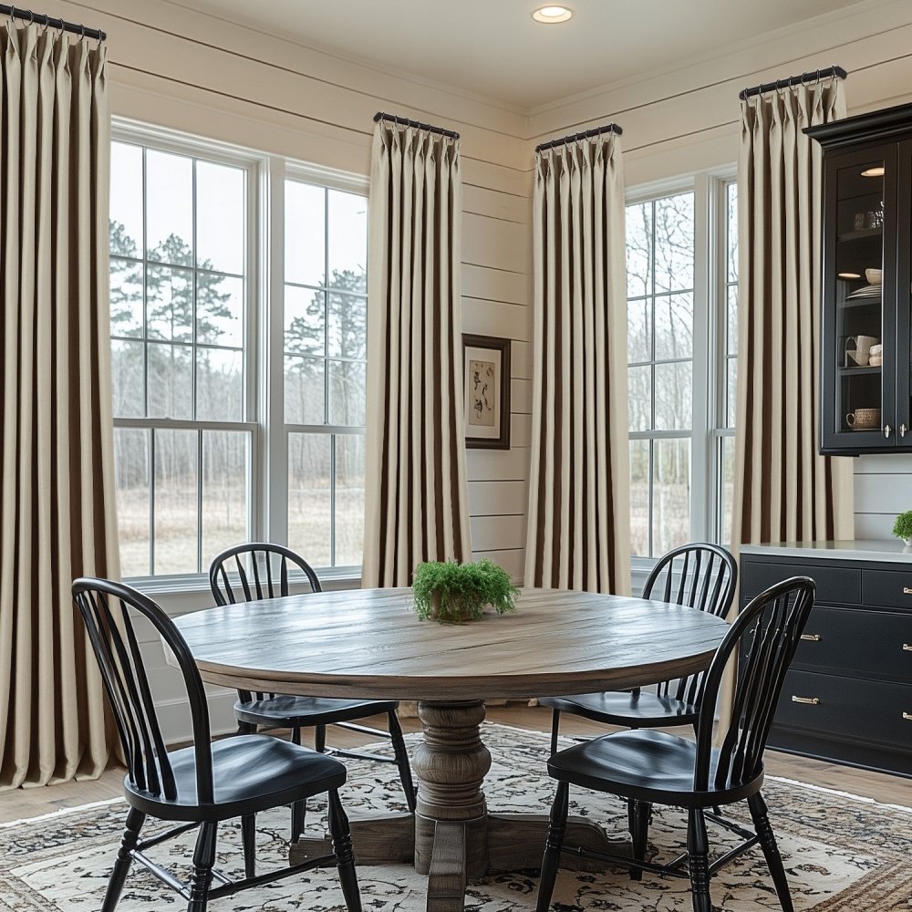 Cecilia Embossed Blackout Custom Curtains - Deconovo US