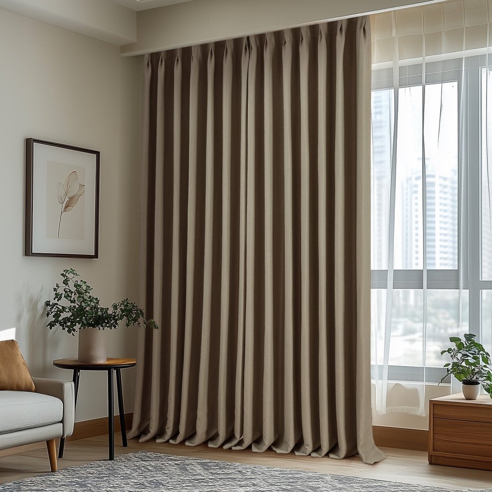 Cecilia Embossed Blackout Custom Curtains - Deconovo US