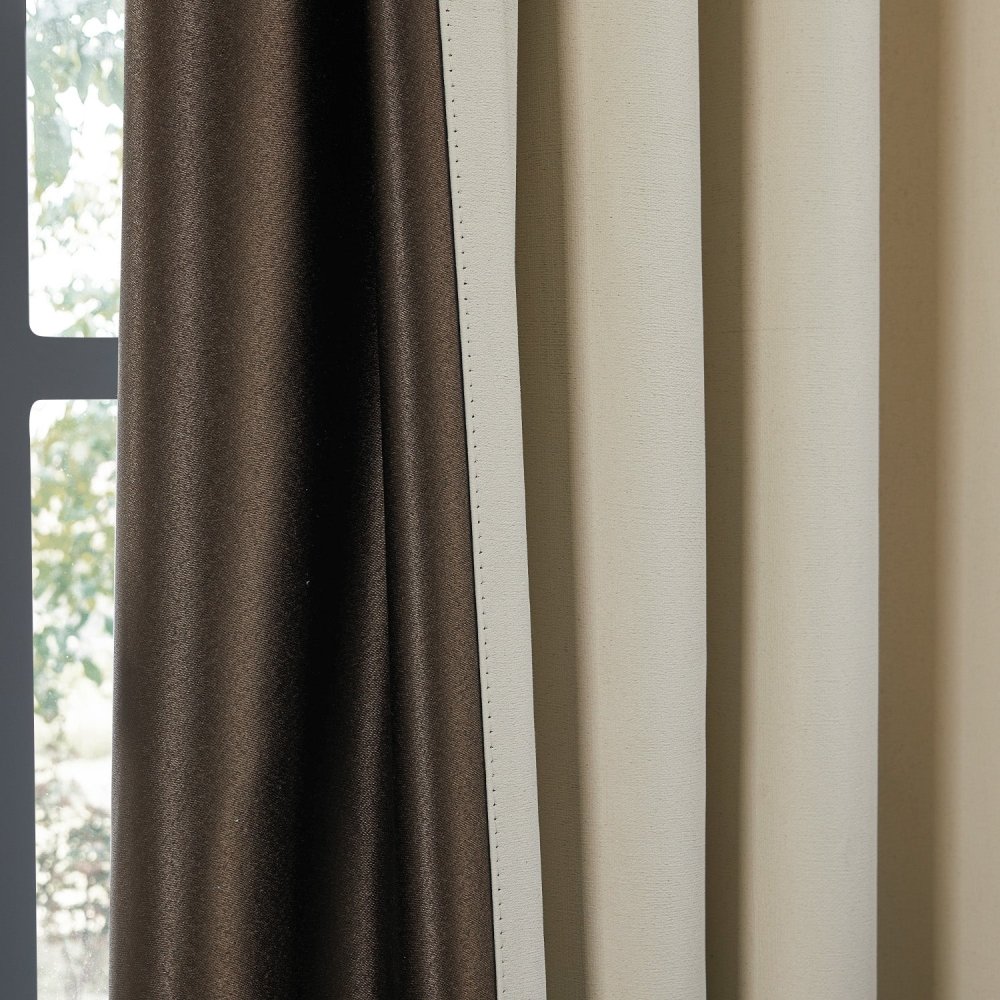 Cecilia Embossed Blackout Custom Curtains - Deconovo US