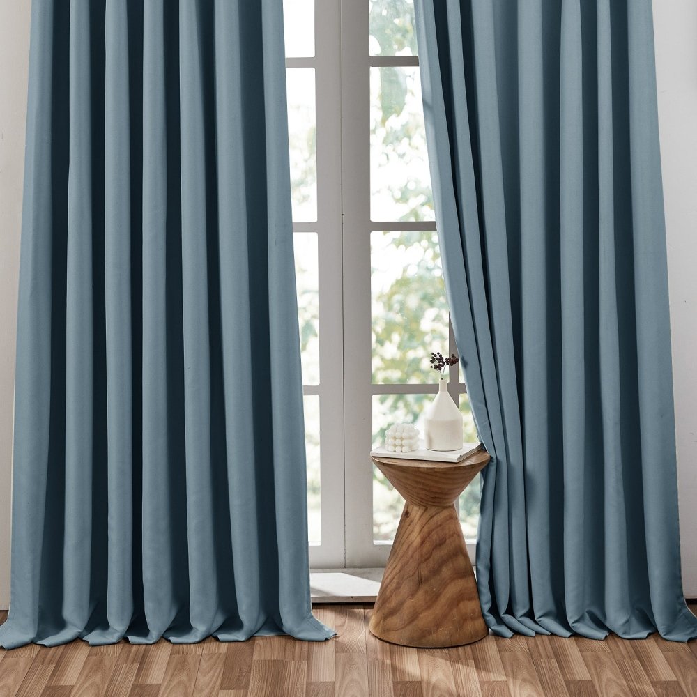 Cecilia Embossed Blackout Custom Curtains - Deconovo US