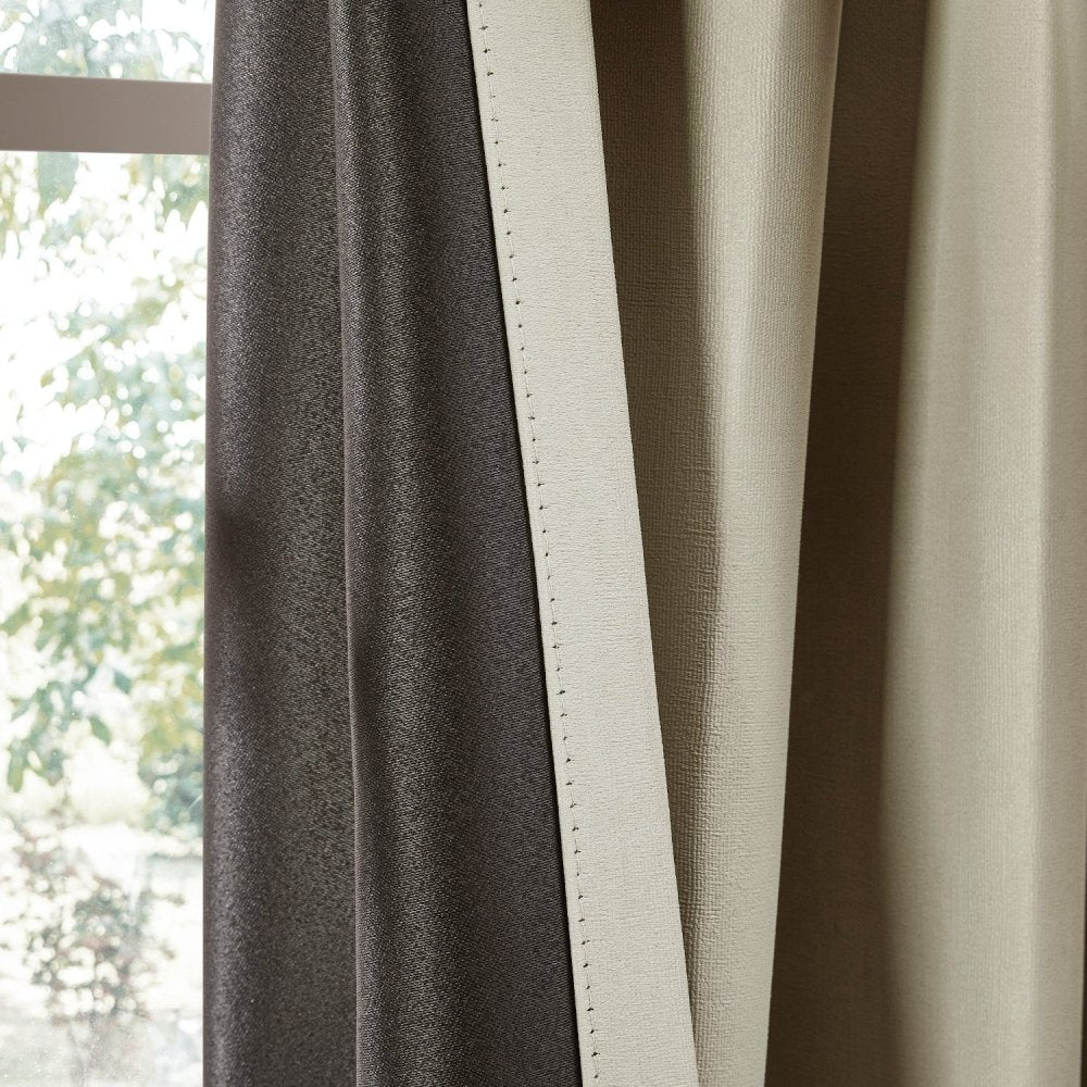 Cecilia Embossed Blackout Custom Curtains - Deconovo US