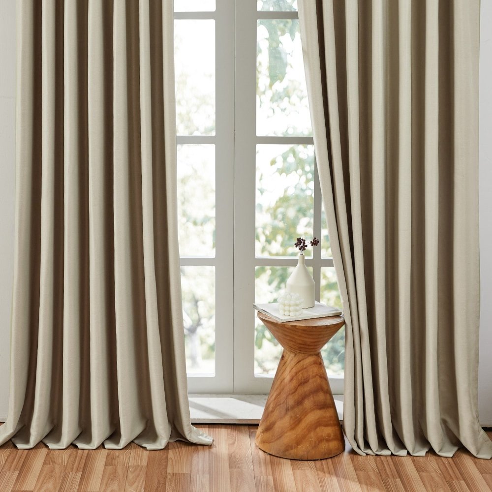 Cecilia Embossed Blackout Custom Curtains - Deconovo US