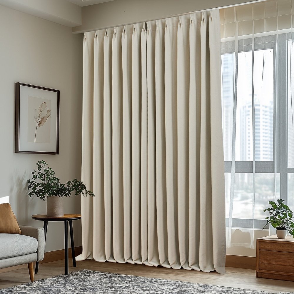 Cecilia Embossed Blackout Custom Curtains - Deconovo US