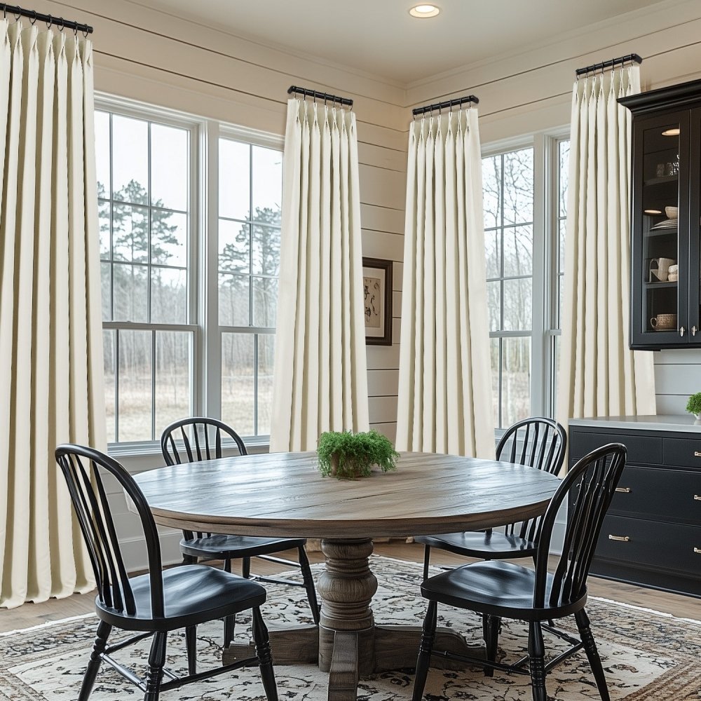 Cecilia Embossed Blackout Custom Curtains - Deconovo US