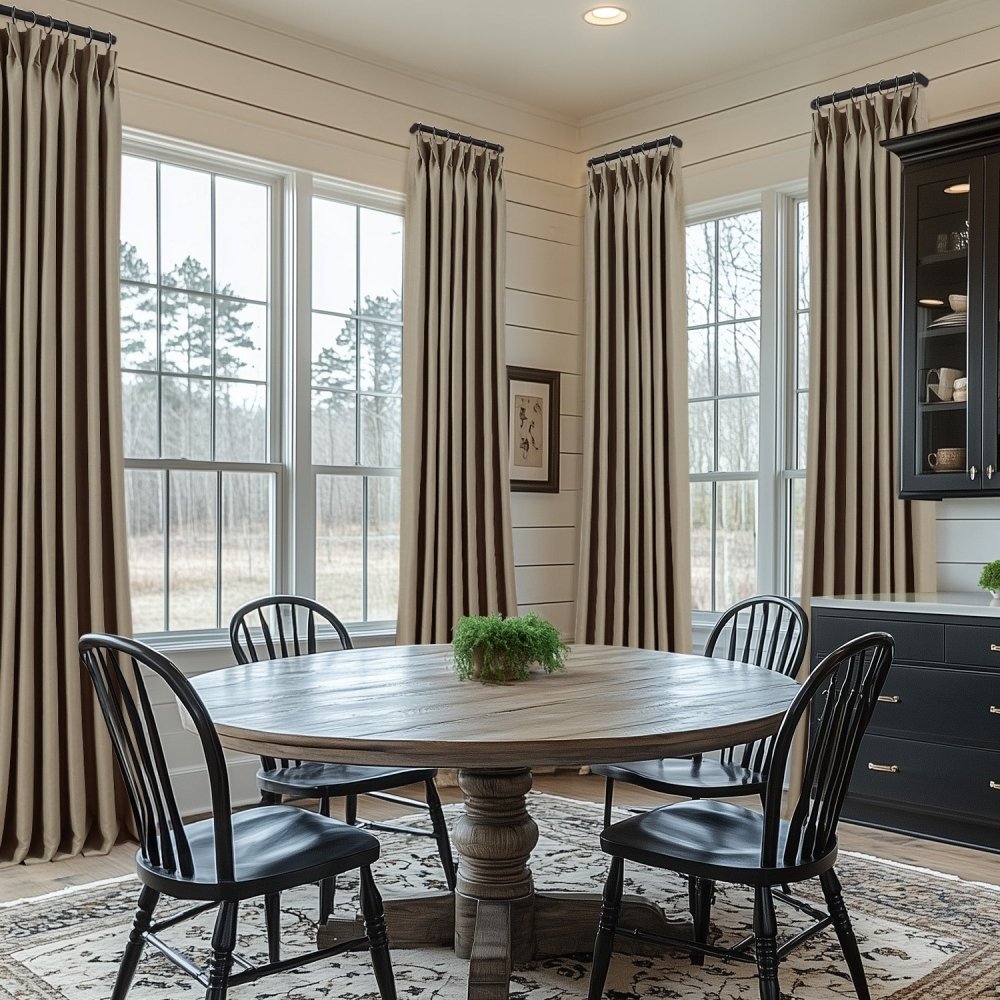 Cecilia Embossed Blackout Custom Curtains - Deconovo US