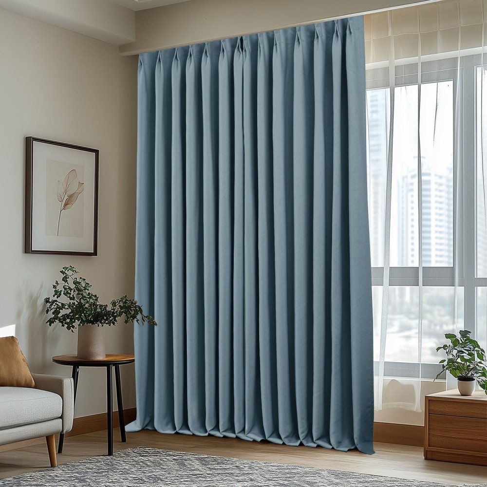Cecilia Embossed Blackout Custom Curtains - Deconovo US
