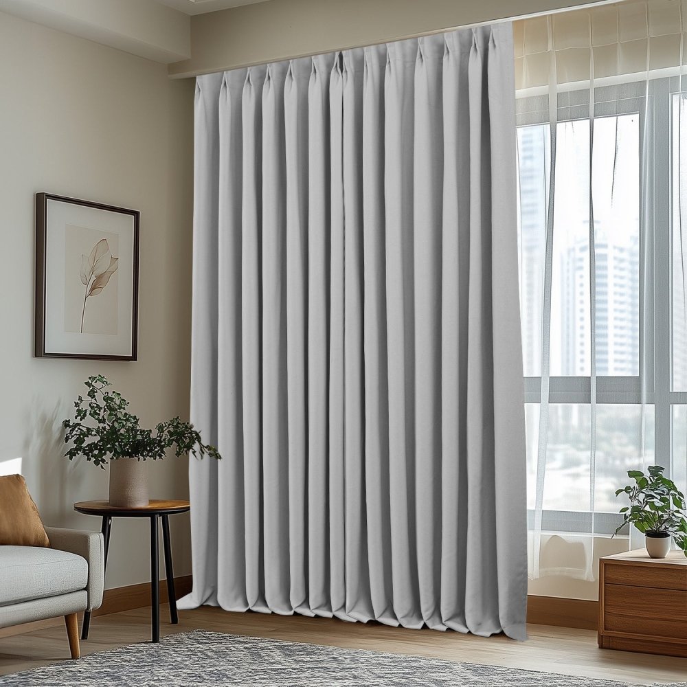 Cecilia Embossed Blackout Custom Curtains - Deconovo US