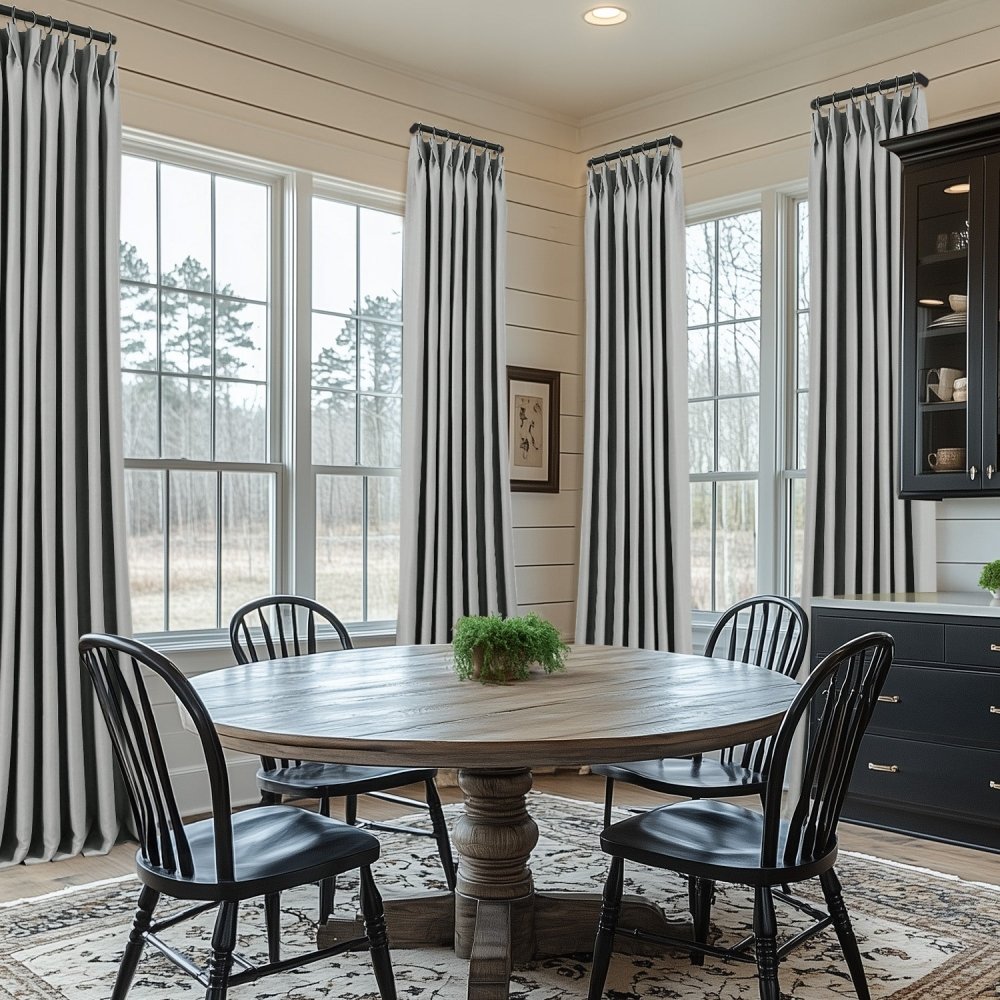 Cecilia Embossed Blackout Custom Curtains - Deconovo US
