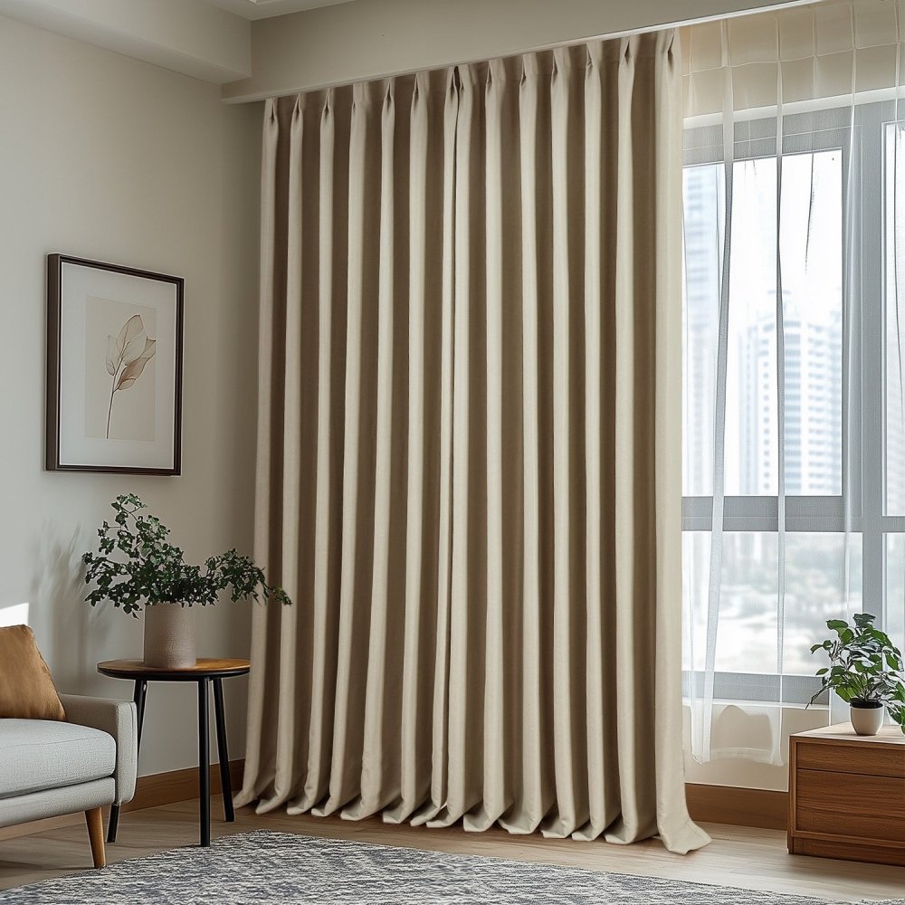 Cecilia Embossed Blackout Custom Curtains - Deconovo US
