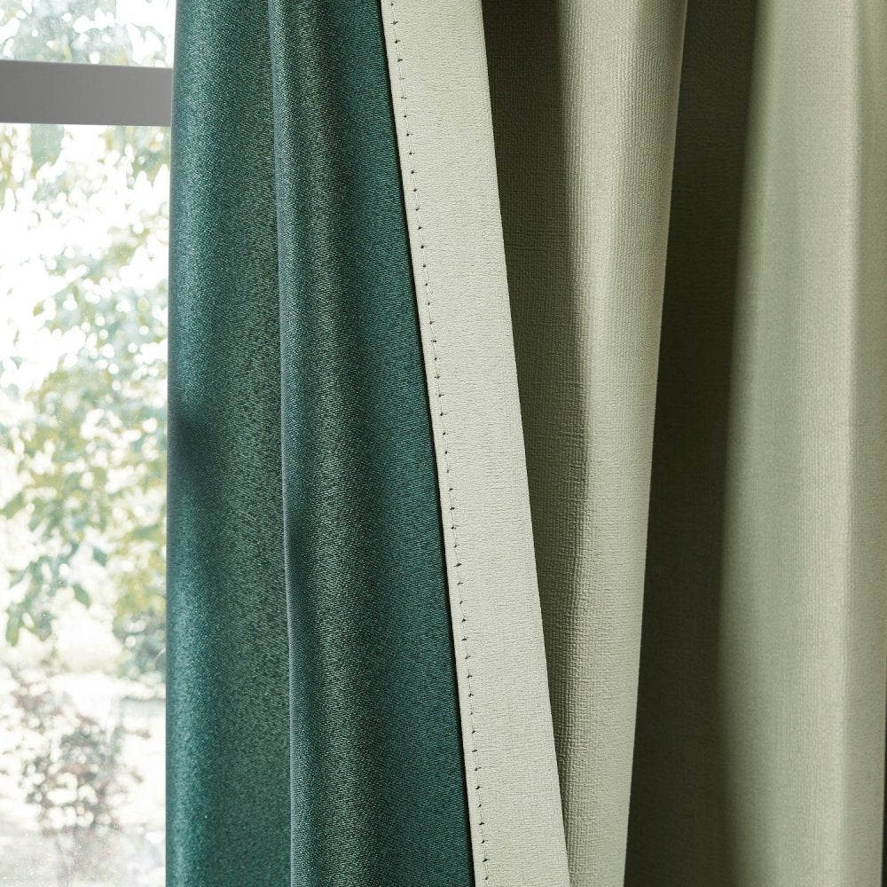 Cecilia Embossed Blackout Custom Curtains - Deconovo US