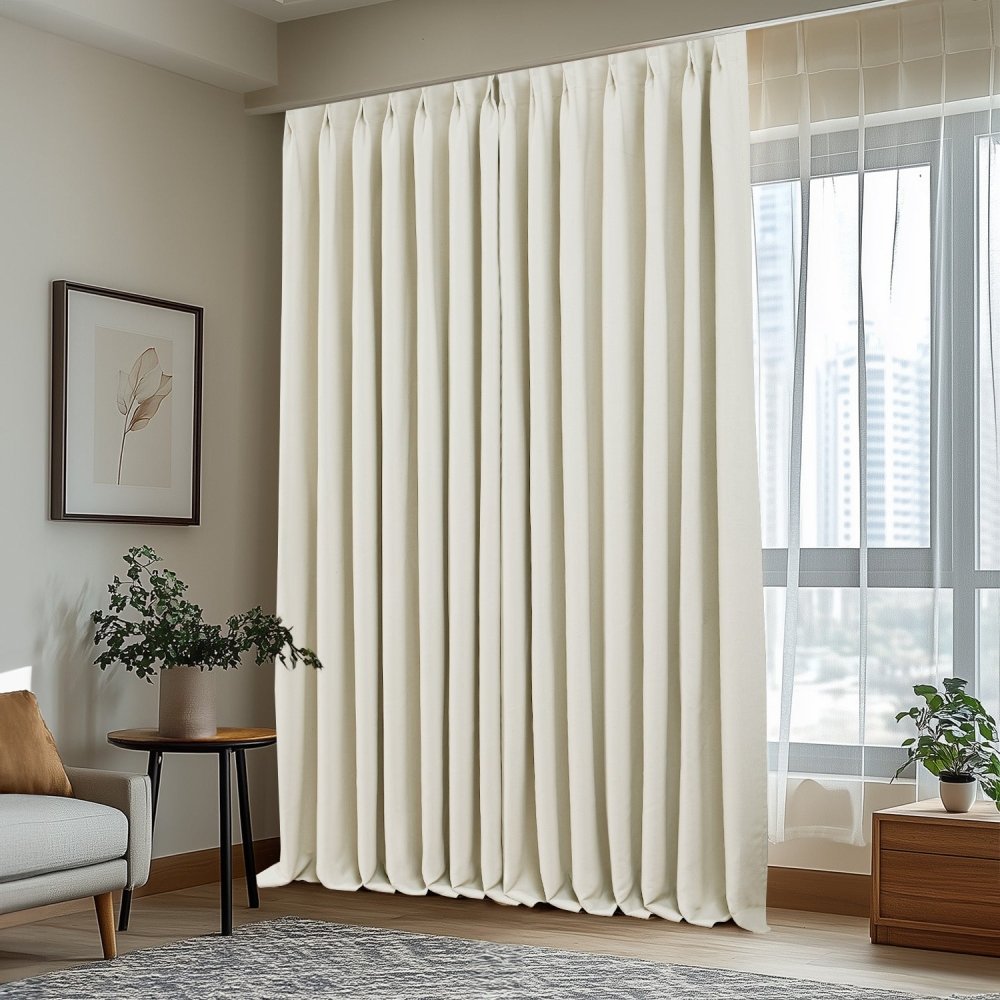 Cecilia Embossed Blackout Custom Curtains - Deconovo US