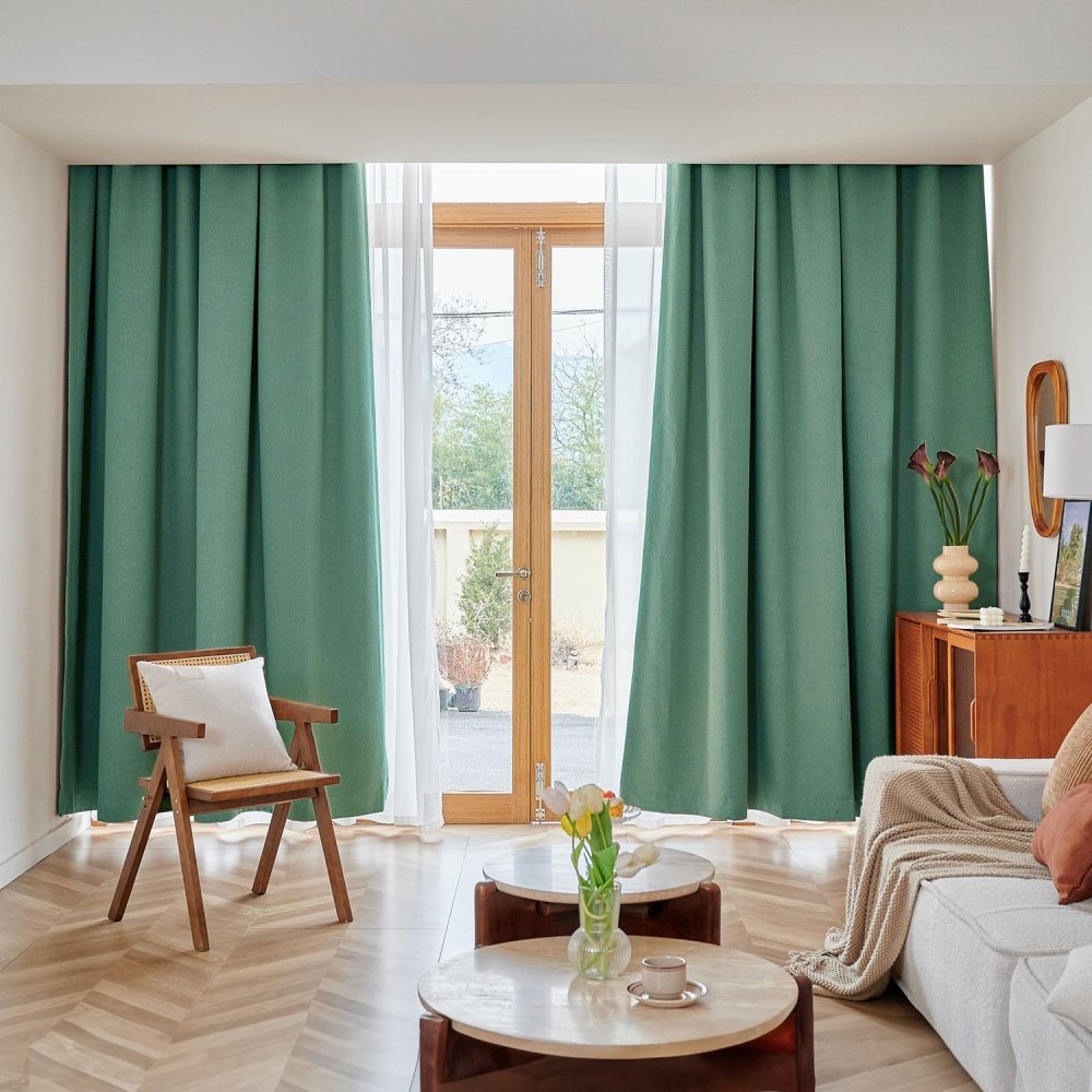 Darlene Custom Solid Color Carnival Blackout Curtains - Deconovo US