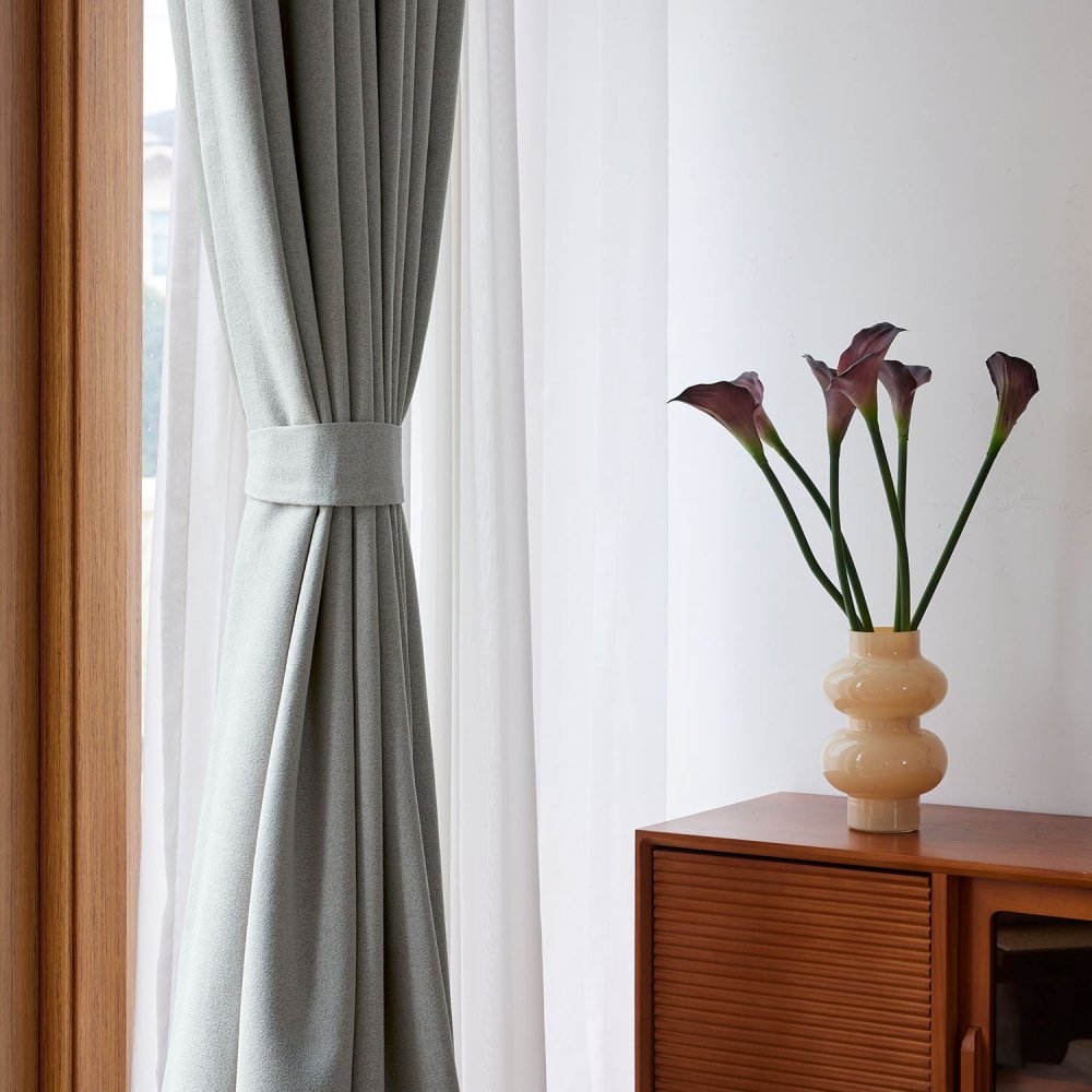Darlene Custom Solid Color Carnival Blackout Curtains - Deconovo US