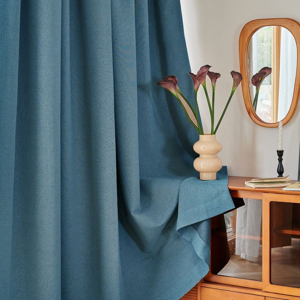 Darlene Custom Solid Color Carnival Blackout Curtains - Deconovo US