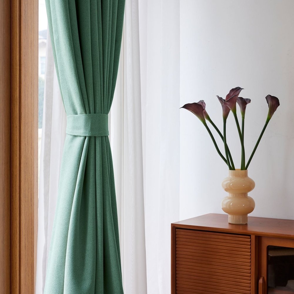 Darlene Custom Solid Color Carnival Blackout Curtains - Deconovo US