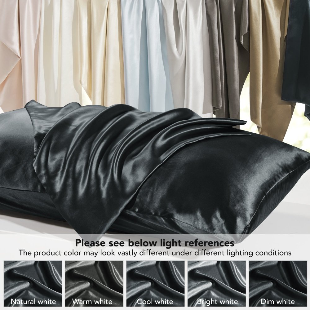 Deconovo 100% Mulberry Silk Pillowcase for Hair & Skin, 22 Momme Premium Soft with Envelope Closure - Deconovo US