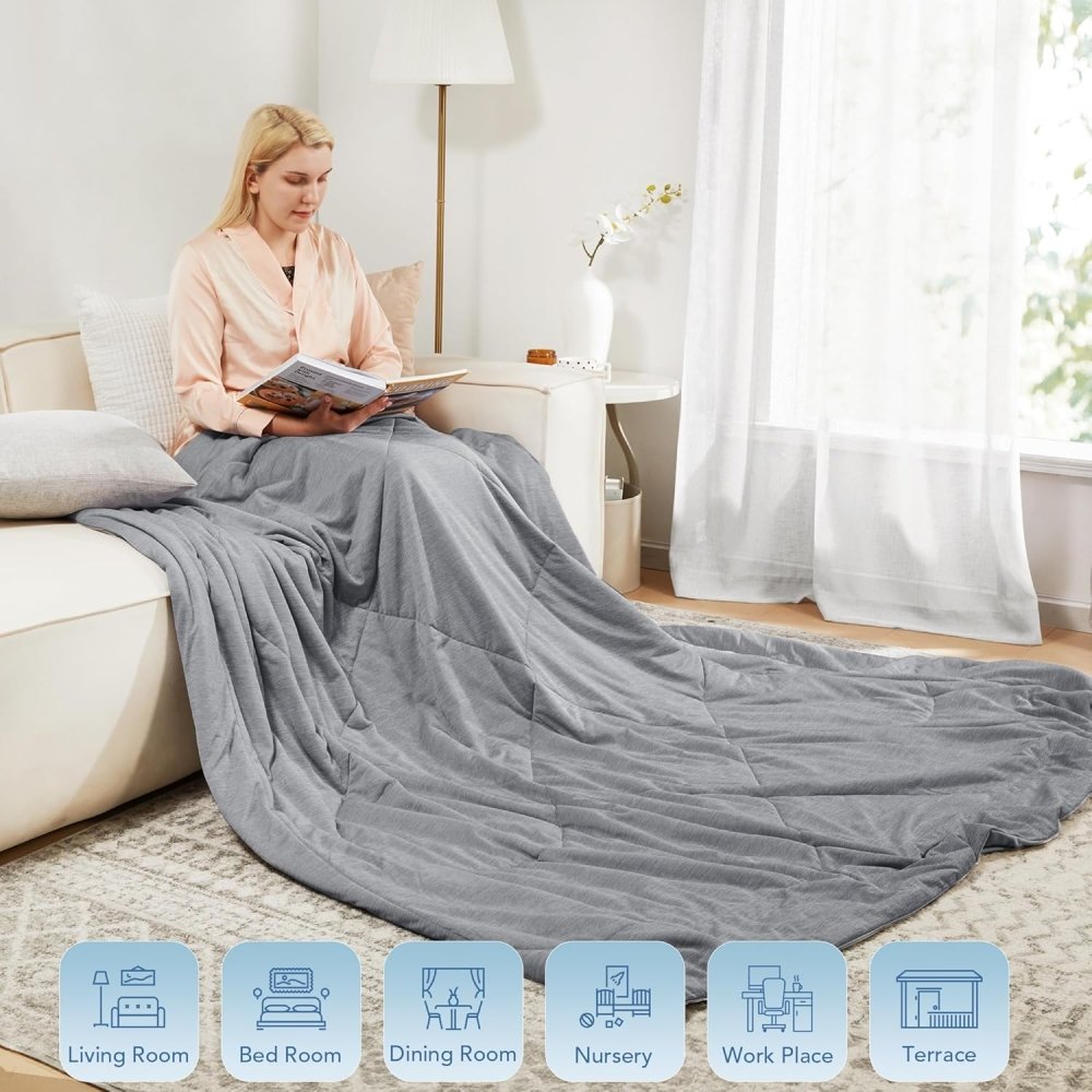 Deconovo Cooling Comforter – Cold Touch Fabric for Hot Sleepers & Night Sweats – Oeko - TEX Certified - Deconovo US