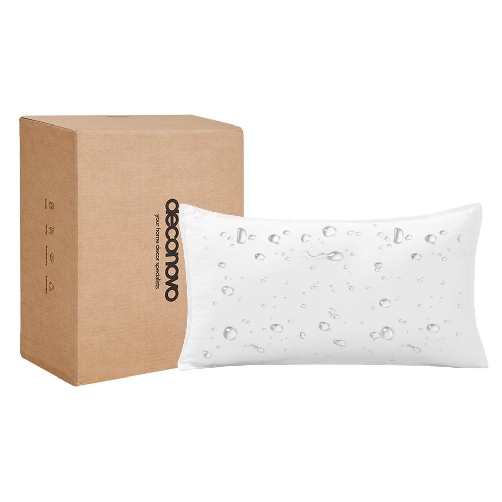 Deconovo Waterproof Outdoor Pillows, Water - Resistant Cushion Inserts, Set of 4 - Deconovo US