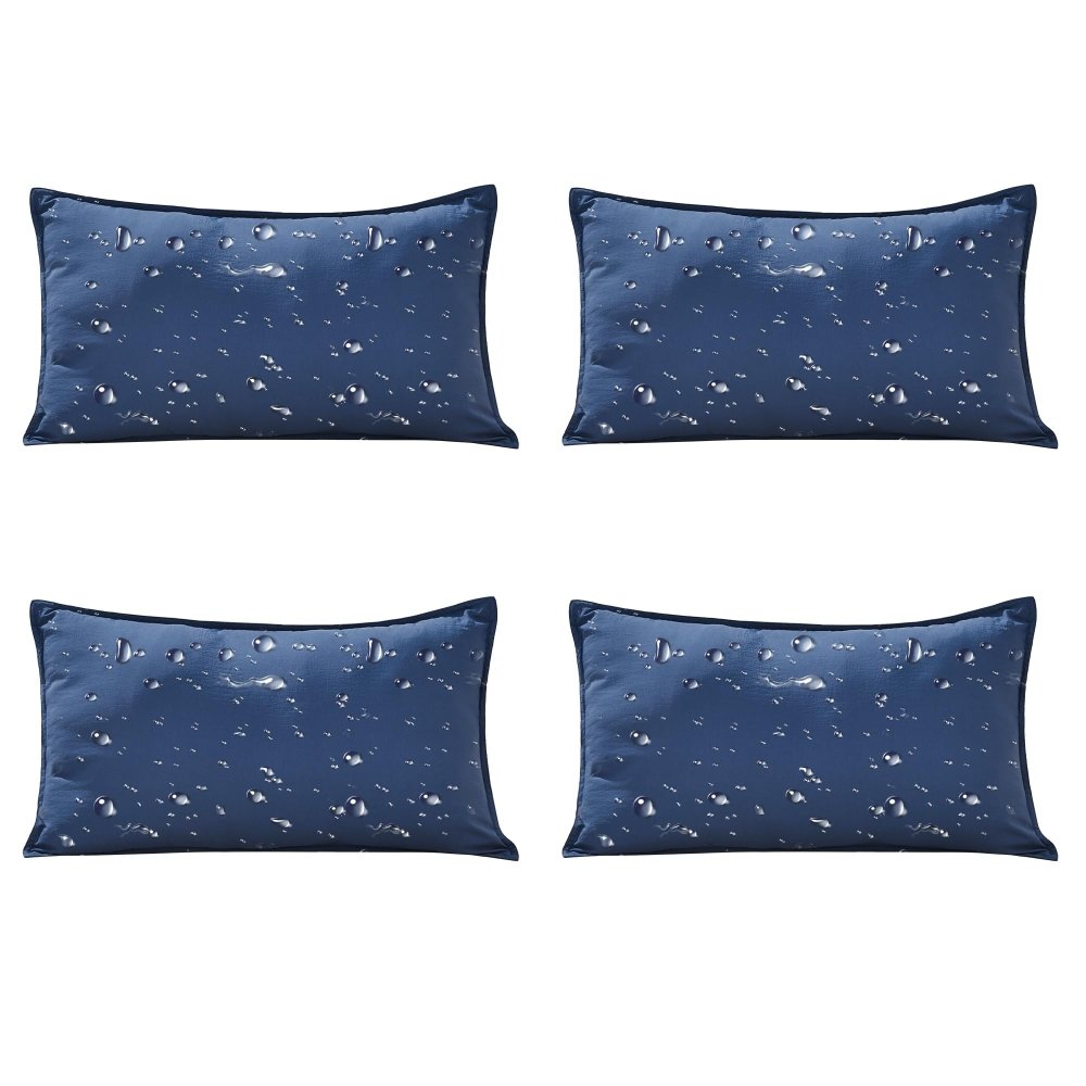 Deconovo Waterproof Outdoor Pillows, Water - Resistant Cushion Inserts, Set of 4 - Deconovo US