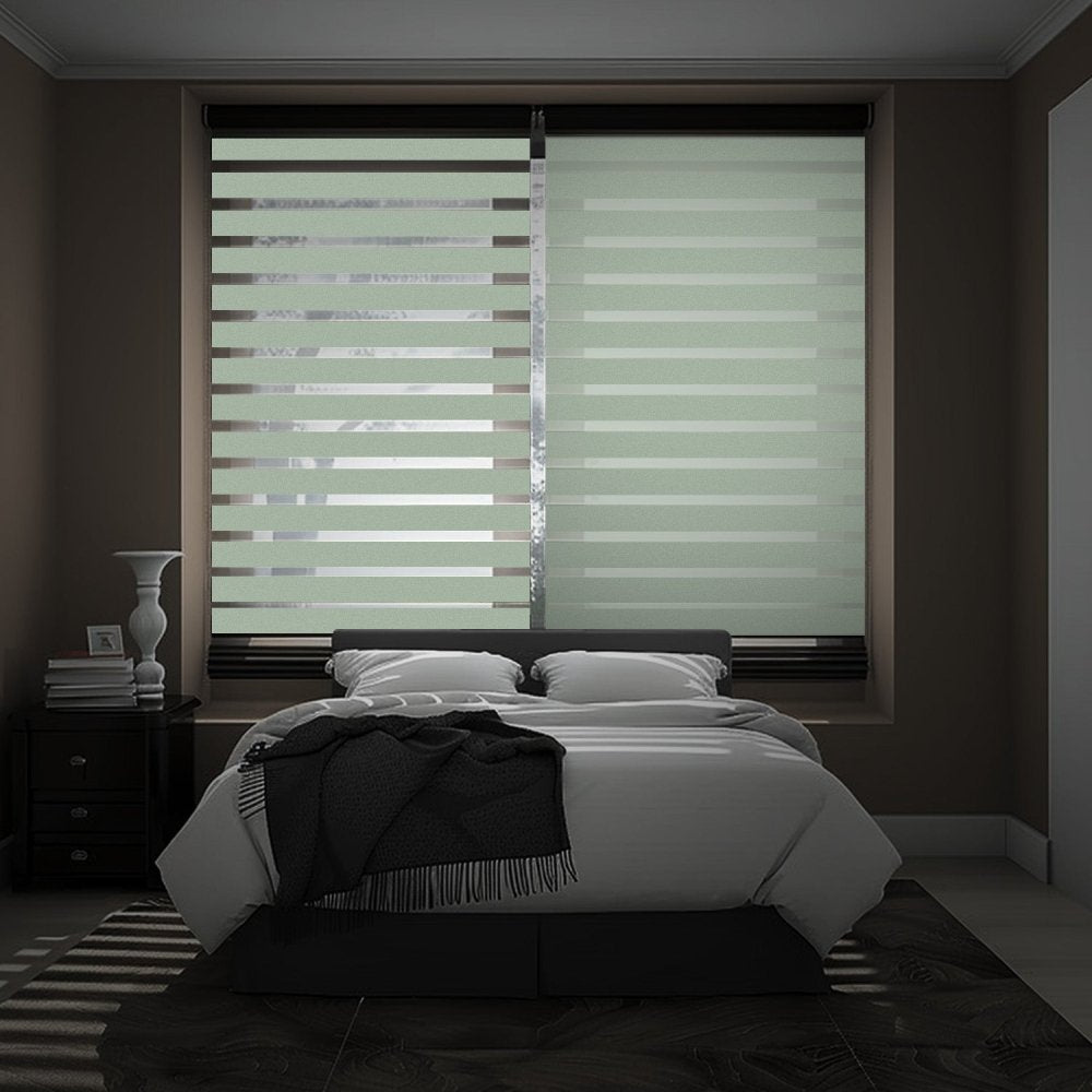 Elodie Custom Blackout and Waterproof Zebra Blinds - Deconovo US