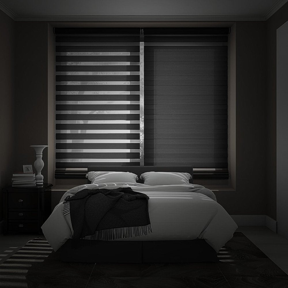 Elodie Custom Blackout and Waterproof Zebra Blinds - Deconovo US