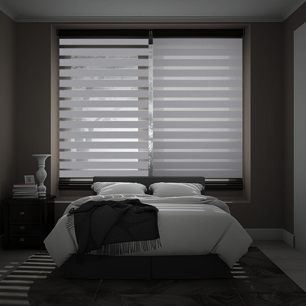 Elodie Custom Blackout and Waterproof Zebra Blinds - Deconovo US