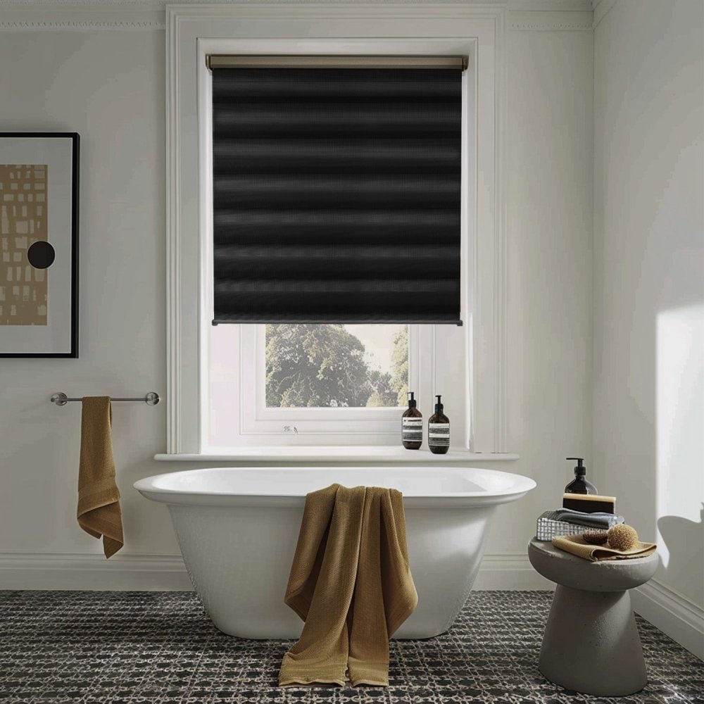 Elodie Custom Blackout and Waterproof Zebra Blinds - Deconovo US