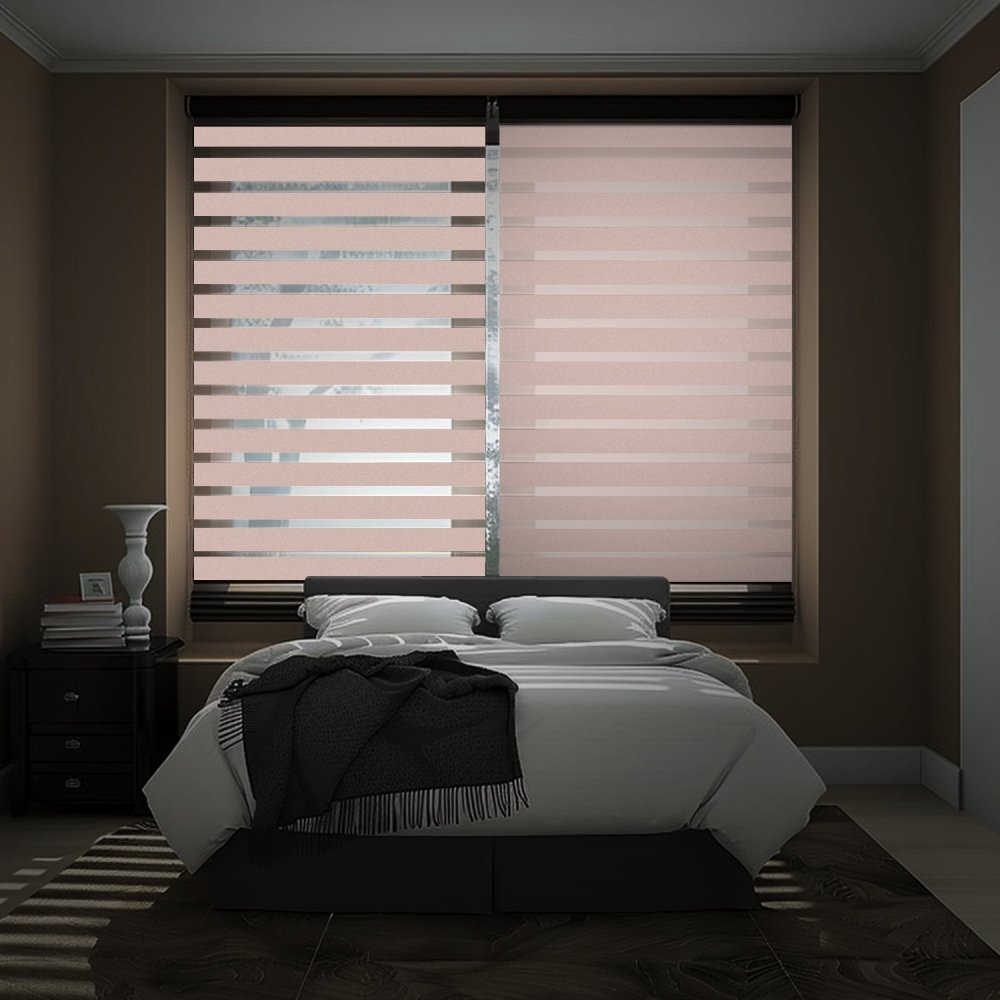 Elodie Custom Blackout and Waterproof Zebra Blinds - Deconovo US