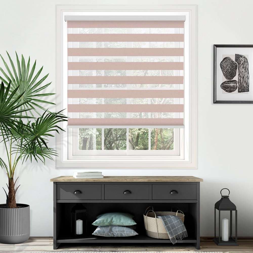 Elodie Custom Blackout and Waterproof Zebra Blinds - Deconovo US