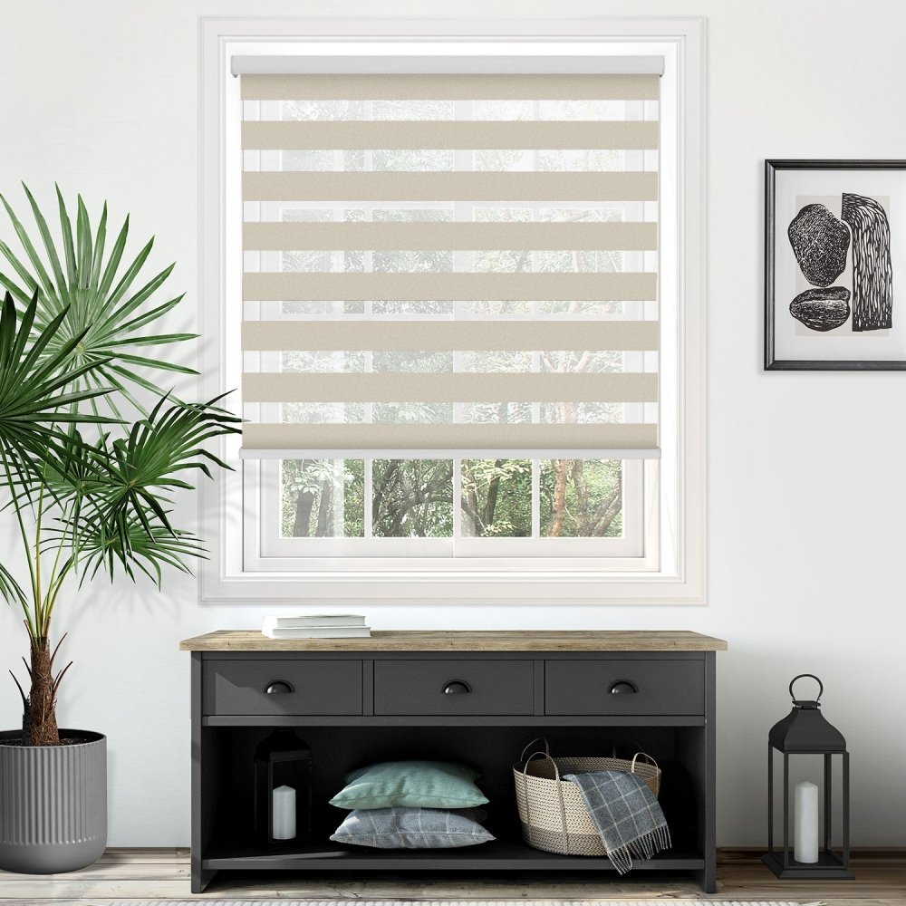 Elodie Custom Blackout and Waterproof Zebra Blinds - Deconovo US